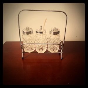 Vintage Salt/Pepper/Mustard set